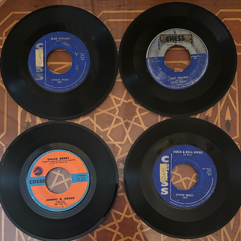 Vintage Chuck Berry Vinyl Records~Set of 4